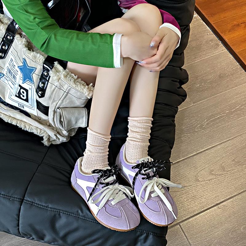 2025 new spring and autumn style Liya Forrest Gump shoes casual shoes college style casual flat bottom early autumn new Forrest Gump shoes de