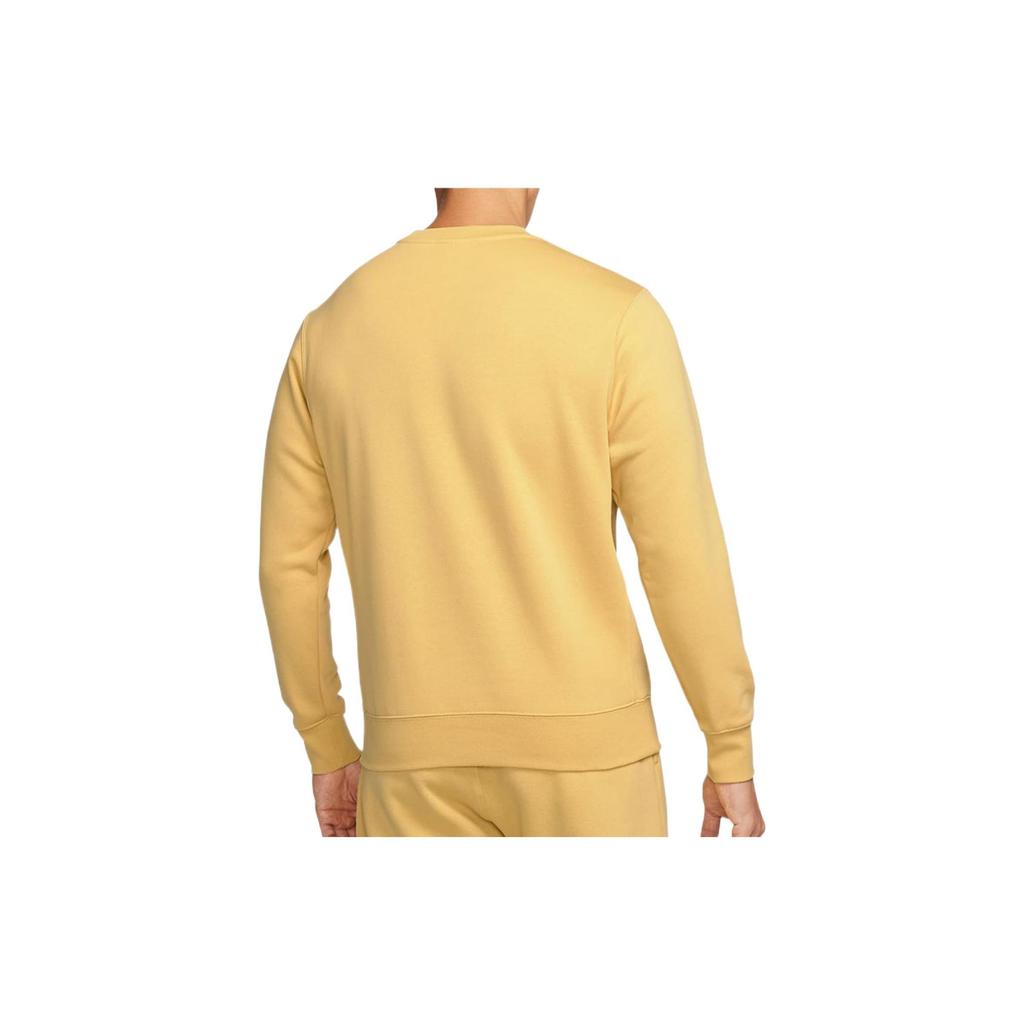 Nike Sweatshirts Men's Yellow Crew Neck Moderate Regular BV2663-700