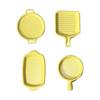 Mini Ustensile de Cuisine Poêle Figurine Poupée pour Enfants d'Âge Préscolaire Accessoires Maison de Poupée pour Jouet Alimentaire