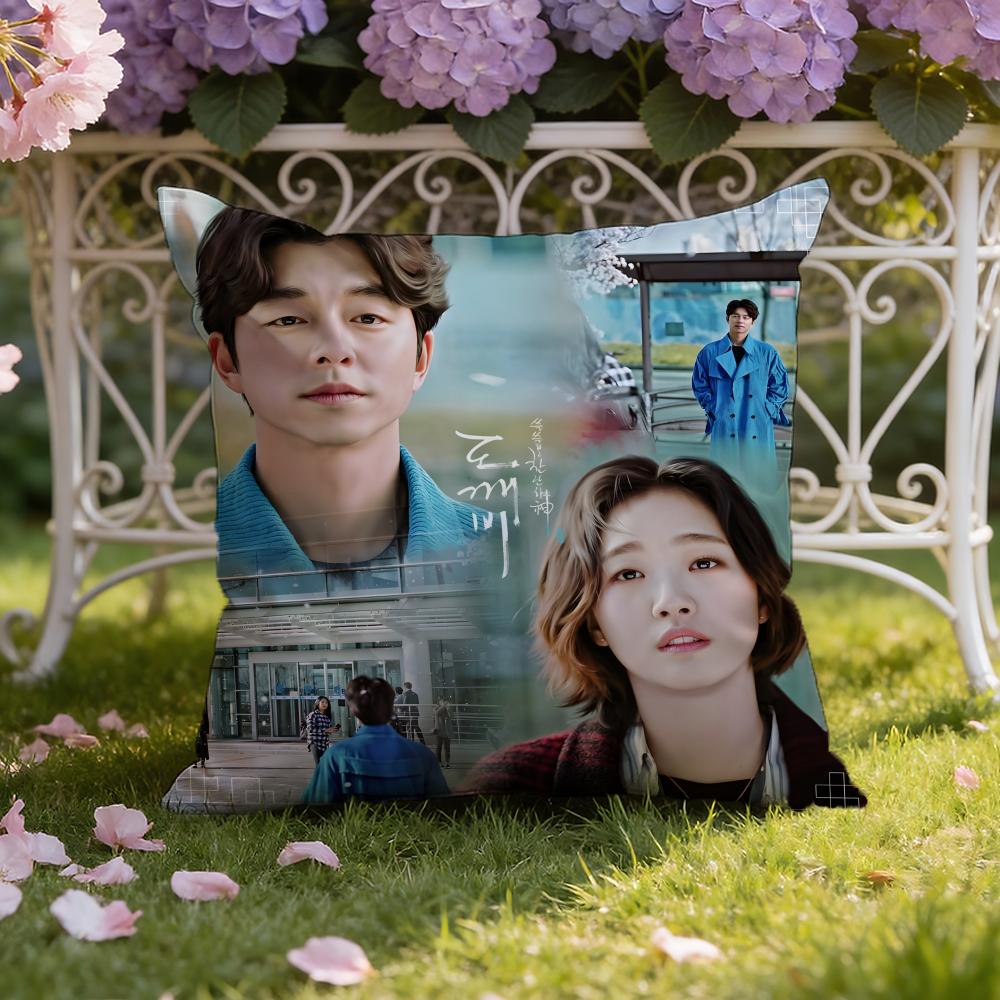 Korean drama G-Goblin  Cushion Cover Home & Car Dual-Scene Pillow Cover: Reversible for Premium Comfort