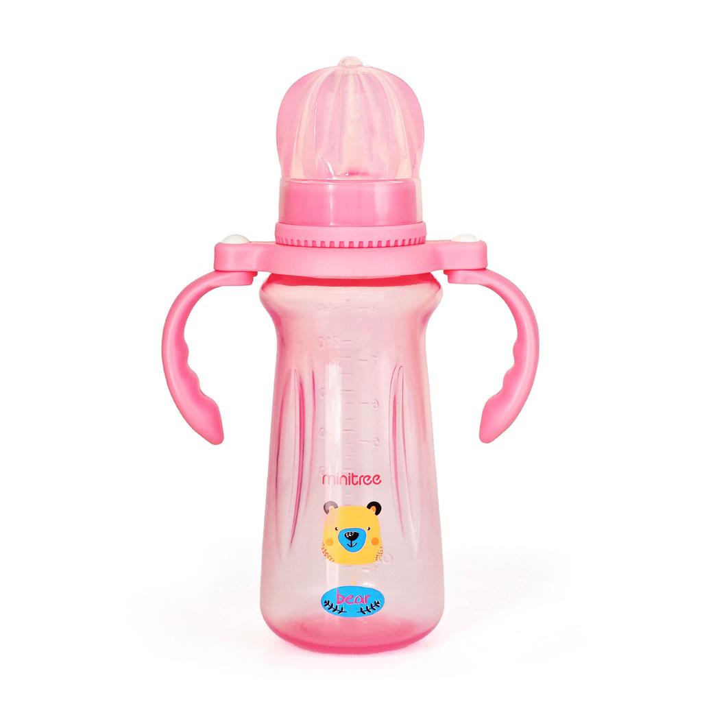6-36 Months Baby Crown Bottle Crystal 240ml Capacity Silicone Nipple Breastmilk-Like Design Newborn Gift