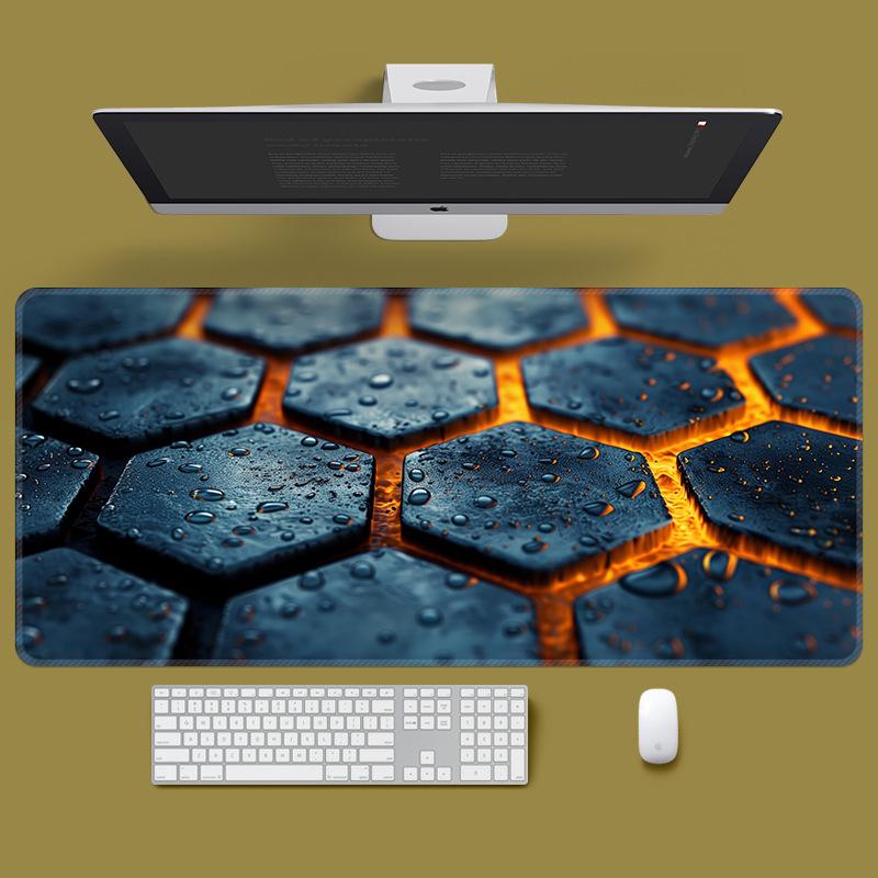 

Очень большой нескользящий игровой коврик для мыши для общежитий - Толстый, прочный дизайн для клавиатур и ноутбуков 1000x500x3mm