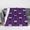 Deads by Daylights Horror Game Blankets  Flannel Throw Blanket Summer Air Conditioning Personalised Lightweight Bedspreads