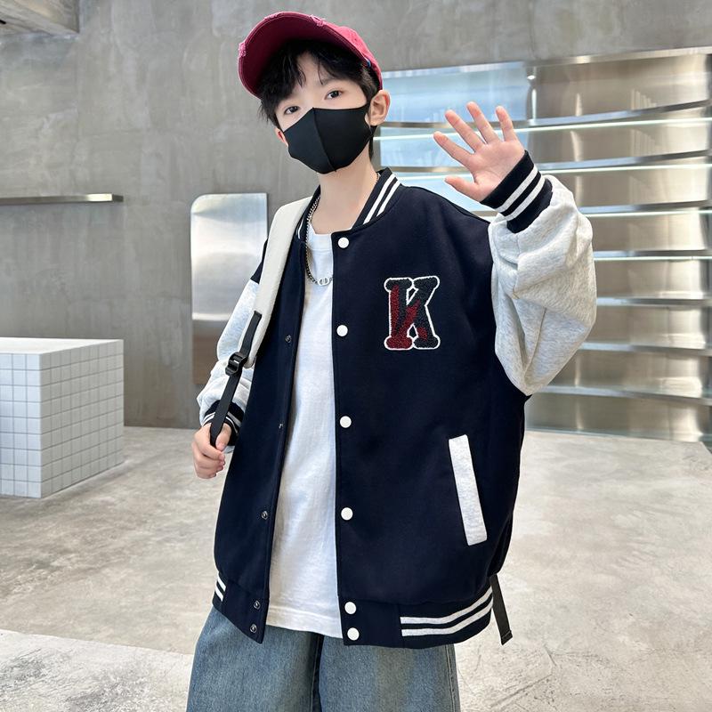 Boys' Stylish Baseball Jacket - 2025 New Autumn/Spring Collection