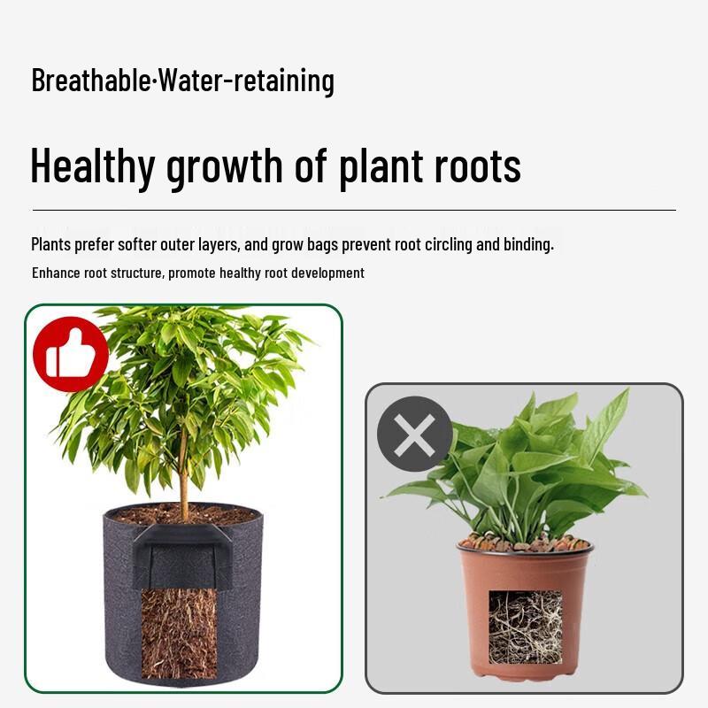 Deware Heavy-Duty Plant Grow Bags