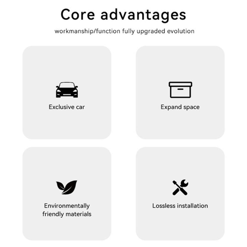 Truck Cabin Accessory Organizer Central Storage Box For L200 Triton 2024 2025 Vehicles Console Organizer