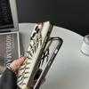For iPhone 16 Pro Max Case Electroplated TPU Phone Shell Hollow Heat Dissipation Fish Bone Design