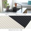 Ideaco Kitchen Drainers Sculpture Mat D Sand White, Silicone Drain Mat, 40cm Wide X 25cm Deep X 0.7cm High