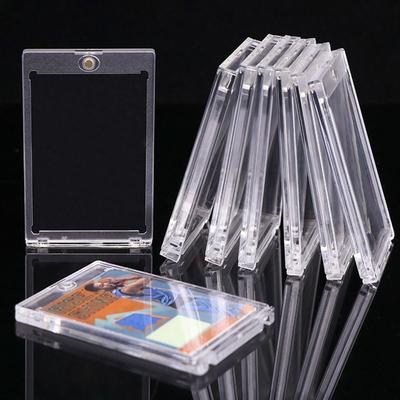 Display Trading Cards Sleeves Transparent Card Storage Box New Collection Sleeves  Card
