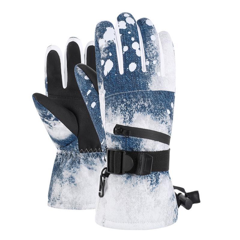 Unisex Winter Ski Gloves: Warm, Touchscreen-Compatible for Outdoor Activities like Mountaineering, Cycling, and Motorcycling