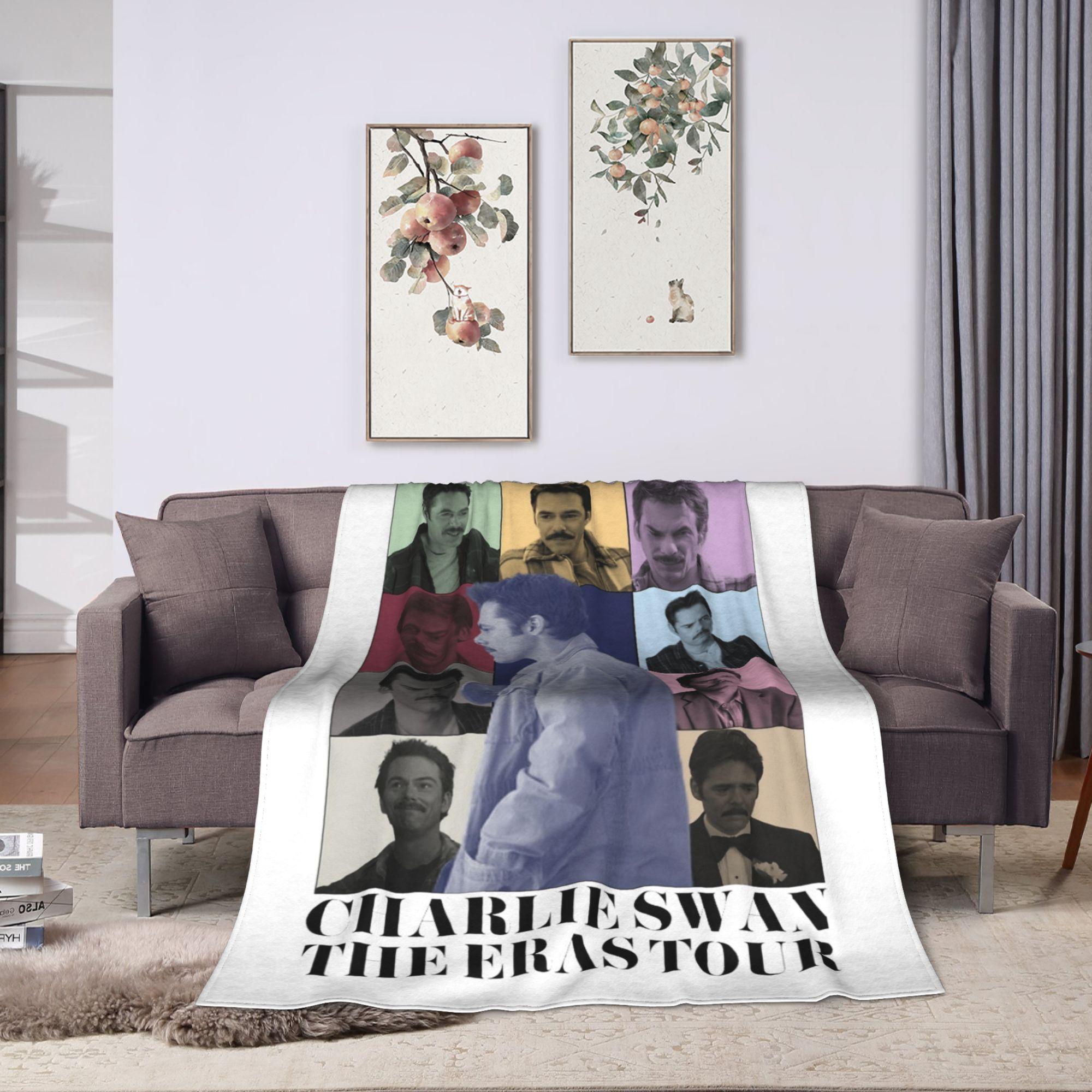 

Edward Cullen Bootleg Vintage Twilight Blanket Fleece Winter Multifunction Super Warm Throw Blanket for Bedding Car Rug Piece 100x150cm