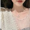 Vw Xijia Same Micro-Inlaid Diamond Three-Dimensional Saturn Necklace High Version Planet Pendant Light Luxury Versatile Accessories Women