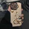 Golden Snake Laser Pattern Glass Phone Case Suitable for iPhone 17 16 15 14 13 12 11 Pro/Max/Plus Anti Drop and Anti Shock