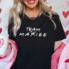 Friends Bachelorette EVJF Party T-shirt French Girls Single Farewell Tops Team Bride Bridesmaid Tees Bridal Shower Wedding Shirt
