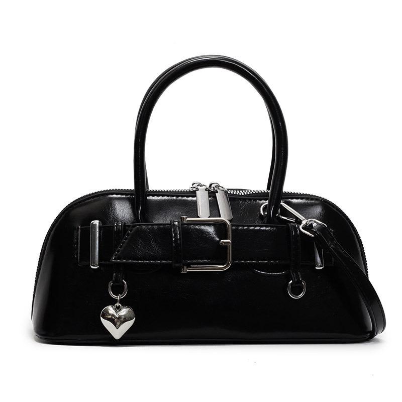 New niche design belt buckle shell bag handbag shoulder messenger bag women