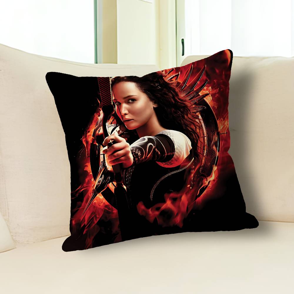 The H-Hunger G-Games-S Various Sizes Square Pillow Case For Car Home Bedchamber Decor Custom Valentine gift
