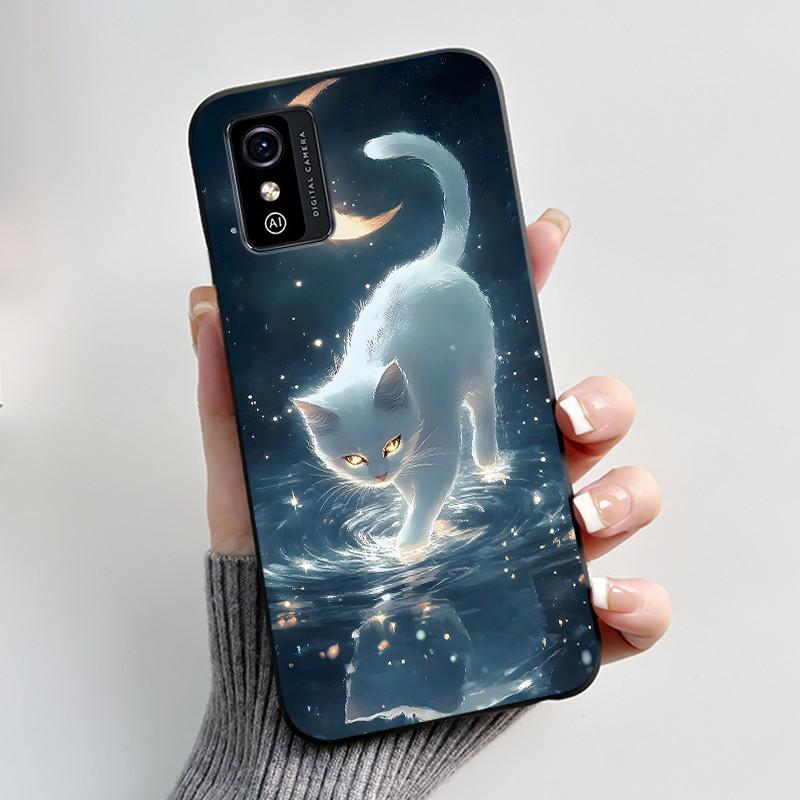Cute Cartoon Case For ZTE Blade L9 Fundas Capa Printing Shell Protective Cover Soft Silicone Black Casing Shockproof Coque