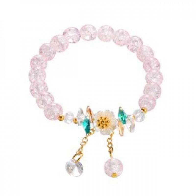 Lily of the Valley Butterfly Bracelet - Multi-Style Beaded Star & Moon Design