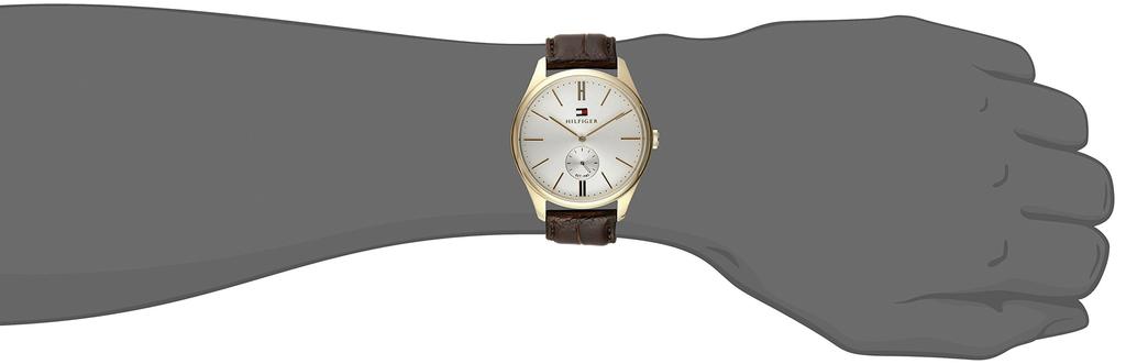Tommy Hilfiger 1791170 Analoganzeige Quarz Braune Uhr Herren