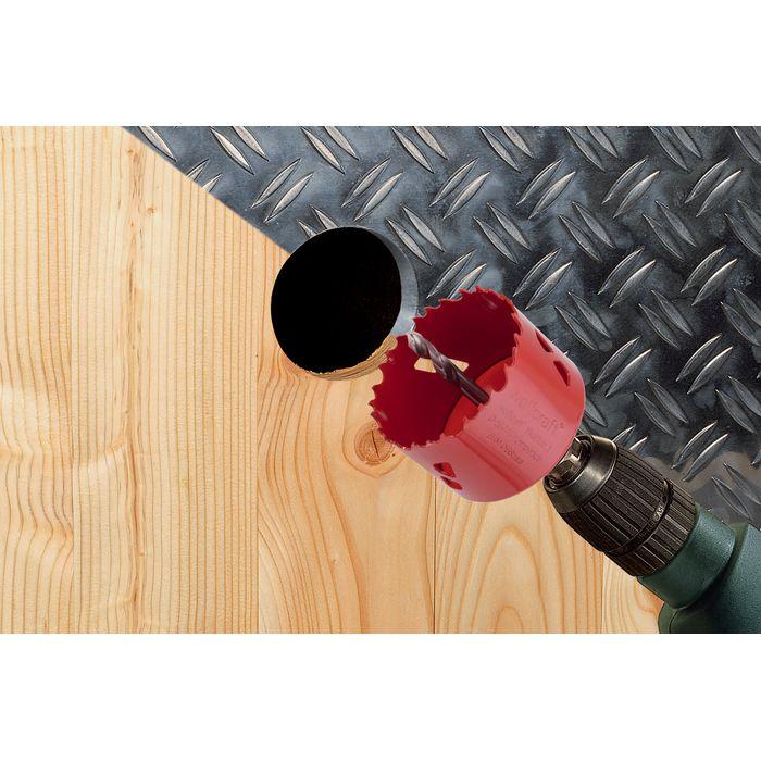 BiM Multi-Material Hole Saw - WOLFCRAFT - Diameter 83 Mm - Cutting Depth 40 Mm