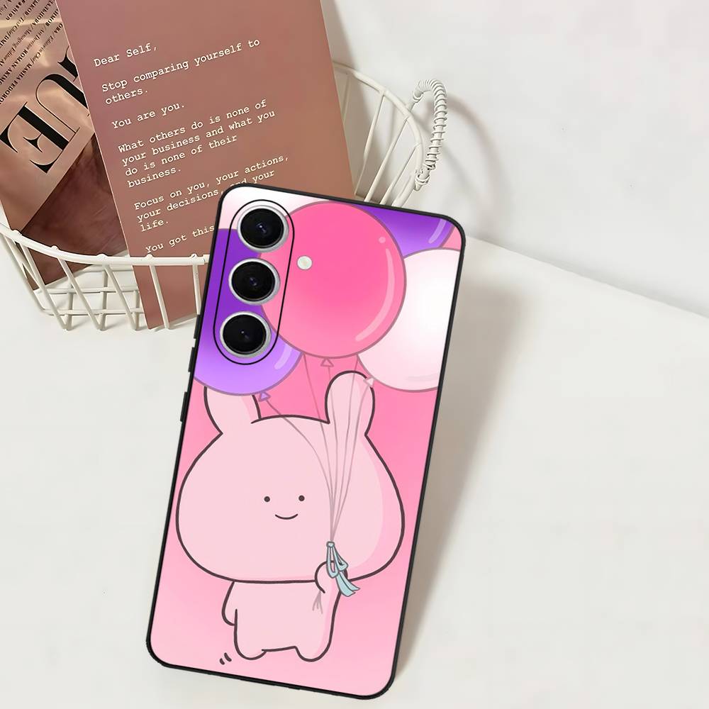 Asamimichaan Asleep Cute Asamimi Phone Case For Samsung S 24 Fe 25 Ultra Plus 20 Lite 21 30 22 23 24 22 Ultra 5G Fundas