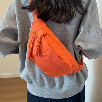 Nylon Casual Crossbody Bag: Women's 2025 Trend, Men's Sports Chest Bag, Versatile Fanny Pack, Backpack Niche