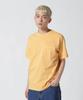 AVIREX DAILY SHORTSLEEVE FADE WASH POCKET T-SHIRT L 423 mustard 783-3934010