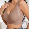 Plus Size Seamless Adjustable Bra for Large Bust - Anti-Sagging Design