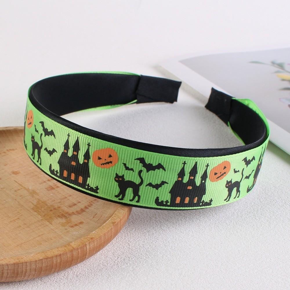 Horrible Skull Head Headband Bat Ghost Bat Print Hairband Halloween Hair Hoop  Girls/Children