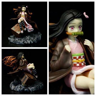 Demon Slayer Kamado Anime rysunek Kamado Nezuko pcv figurka zabawka Kimetsu no Yaiba statua dorosły Model kolekcjonerski lalka prezent