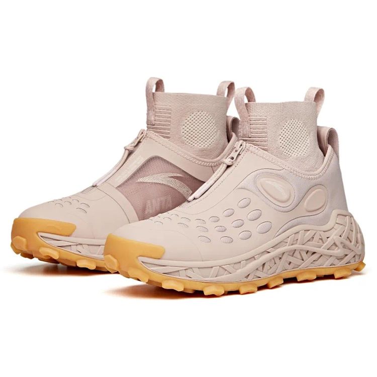Anta Salehe Bembury X  Nest Shoes Outdoor Casual Shanghai Limited High-Top Running Shoes Women sneaker Magic-City-Pink 122118823-2
