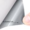 Bright Silver Car Film Adhesive Wrap Roll Sticker Air Bubble Free Gloss Vehicle Vinyl Decal Body Trim Auto DIY Decor Accessories