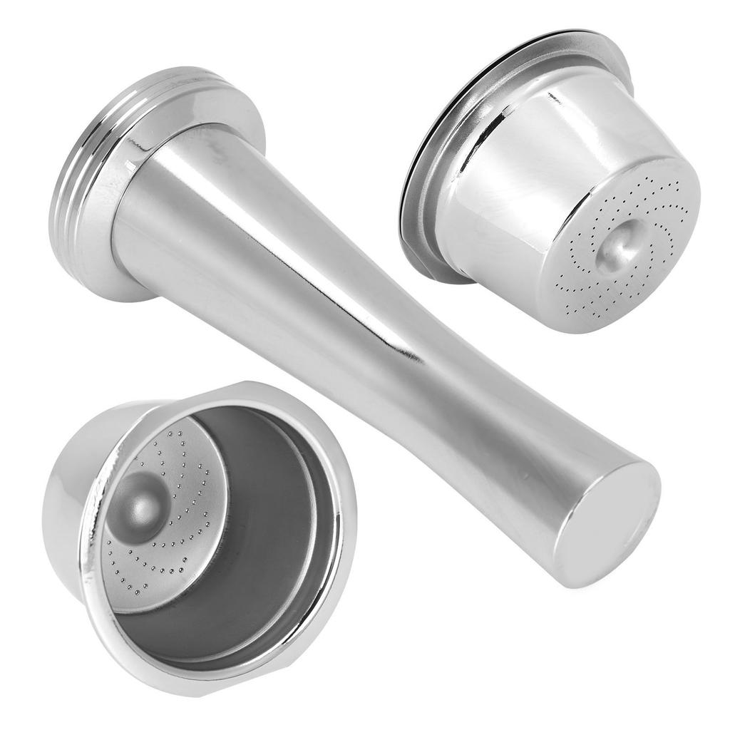 Nachfüllbares Kapsel-Kaffeefilter-Set Kaffeetamper Bürste Löffel für Kfee Kaffeemaschine