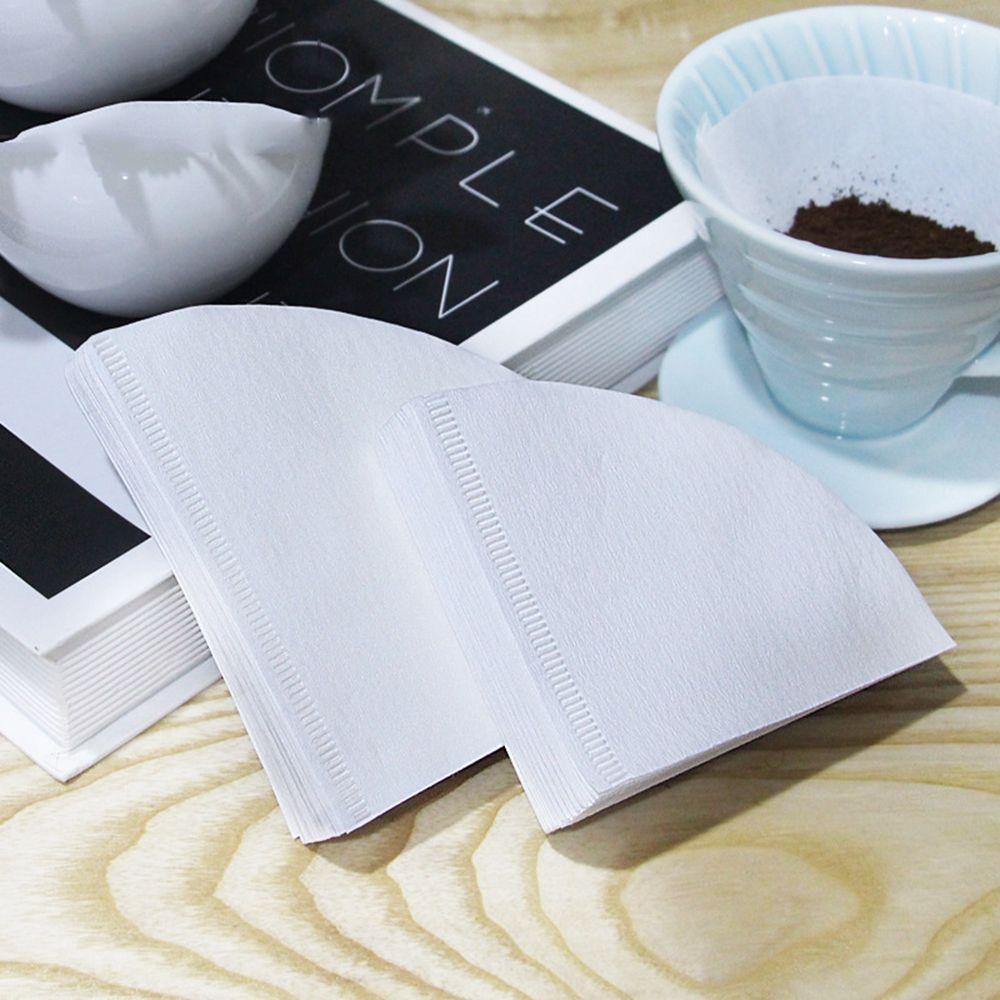 No Odor Natural Large Drip Coffee Strainers Coffee Filter Paper Kitchen Tools Coffee Accessories