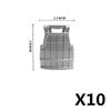 Mittelalterliche Militärzubehör Bausteine Ritter Figuren Waffe Schild Rüstung Helm Speer Bogen Armbrust Axt Hammer Spielzeug K026