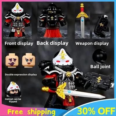 5cm Warhamme Anime Figure Fighting Nun Two Expressions Action Figure Pripheral Model Cosplay Props Collection Crafts Gift Toys
