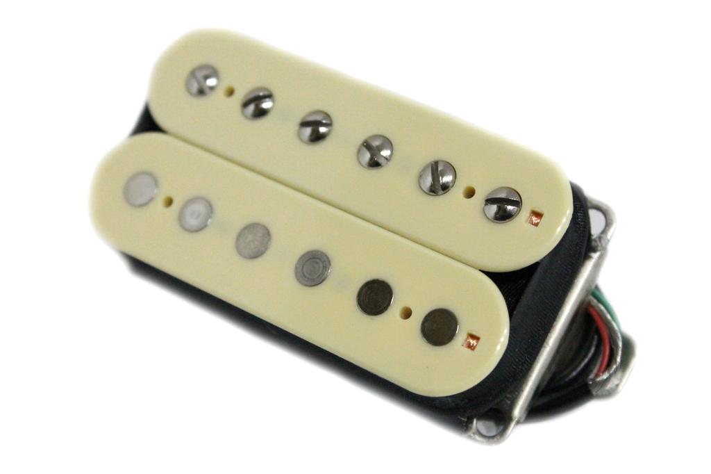 Made in Japan Humbucker Pickup Neck Cream Color [GOTOH Pickups] HB-Distortion (Front) GTPU-HB-DST-CRM-N