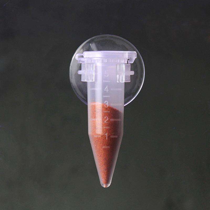 Automatic Fish Feeder Cone Brine Shrimp Egg Worm Funnel Feeding Cup With Suction Cup Tool Ornamental Tank Aquarium Accessories