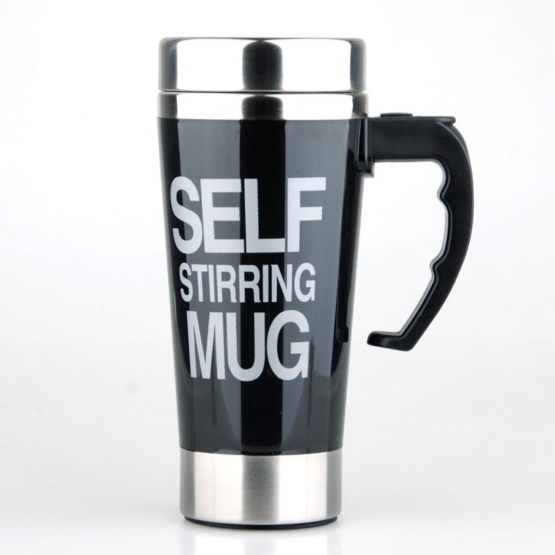 450ML Automatic Stirring Electric Mixing Cup Coffee Milk Self Stirring Mug Stainless Steel Thermal Smart Double Insulated Cup