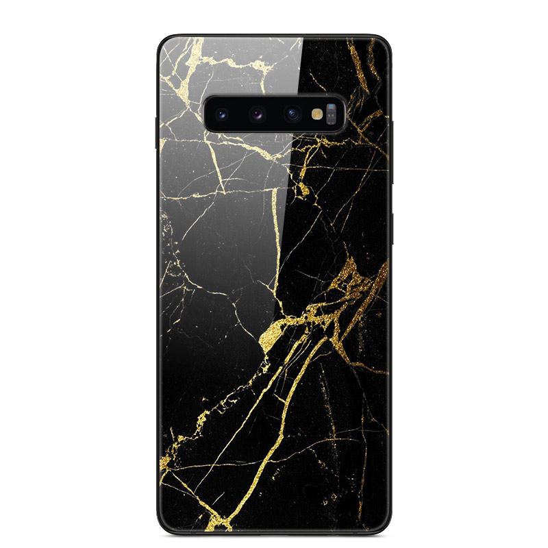 For Samsung S10 Plus Case Tempered Glass Hard Phone Back Cover Coque For Samsung Galaxy S10E S 10 5G S10plus Bumper Cases Capa