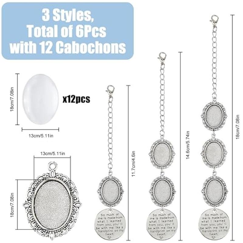 Brooch Making Set Wedding Bouquet Charm Includes Frames Pendant Alloy Texture Brooch Making Part Suitable for Making Pin