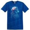 Skull Brain Spikes Electric Horror Graphic T Shirt Cool Art Heavy Metal Tee