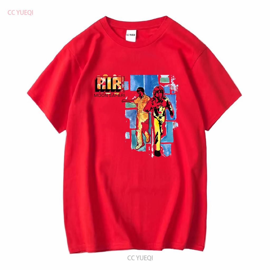 AIR BAND Moon Safari T Shirt Full Size S 5XL SN204 Long or Short Sleeves Vintage Washed Graphic Comfortable Stylish Versatile