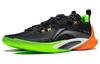 Li Ning Speed 10 Basketball Shoes Men's Low Top Black Green Orange ABAT085-2