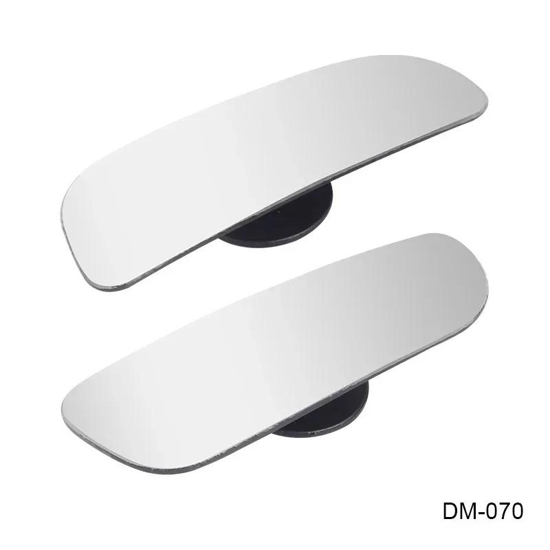 2pcs Car Mirror Wide Angle Car Blind Spot Mirrors 360° Adjustable Auxiliary Rearview Mirrors HD Frameless Small Round Mirror