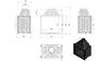 Cast Iron Fireplace AMELIA DECO 21 kW Ø 200