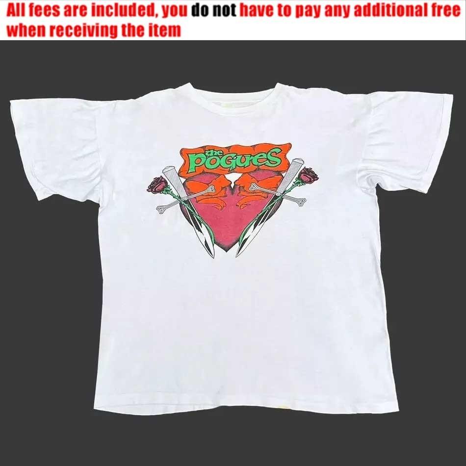 

Vintage The Pogues Full Size Unisex Short Sleeve TT252 Unisex T-Shirt XXXXL