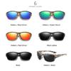 With Chain Fashion Polarized Sports Sunglasses Men Women Fishing Hiking Cycling Climbing Skiing Vintage Sport Sun Glasses UV400