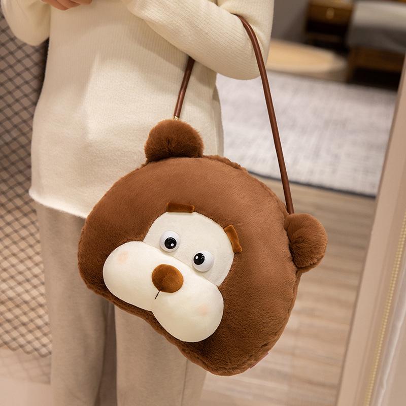 Neuer Hanhan Bär Verdutzter Bär Puppe Puppe Plüschtier Kindergeschenk Mädchen Bett Schlafkissen