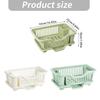 Upgrades Thickened Plastic Bowls Drying Rack for Campers with Removable Water Collector & Not Slip Feet for Plates Bowls